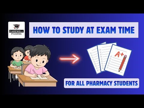 How to Study at Exam Time 📖 | Crack Your Exam with Crash Course 💯 | Carewell Pharma ❤️