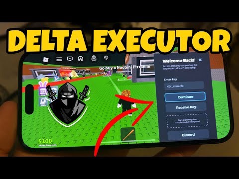 Delta executor ios tutorial & android IPA & APK mobile