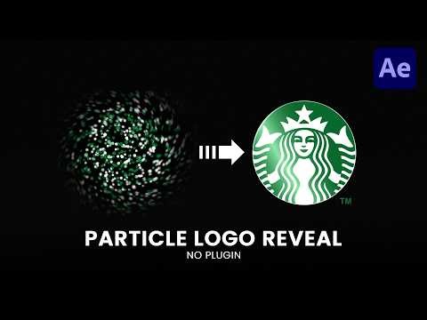 Simple Particle Logo Reveal Tutorial In After Effects Without Any PLUGINS