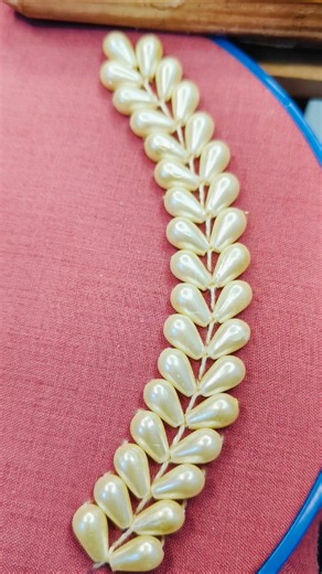 Perfect 3D Bead Embroidery Tutorial for Beginners 🧵 #shorts #trending #viral #explore