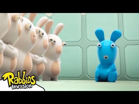 Rabbid Test N°98005-c: the Blue Rabbid | Rabbids Invasion 🐰 Full Episode | Best Cartoons and Videos