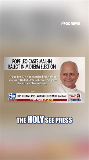 Pope Leo makes US election HISTORY #shorts
