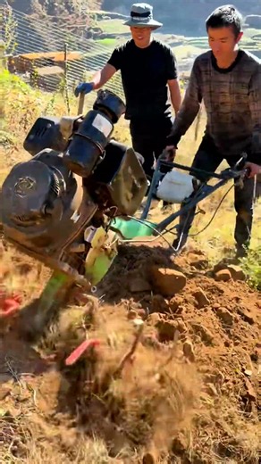 Hillside Mini Rotary Tiller — Plow Rough Slopes Without An Ox