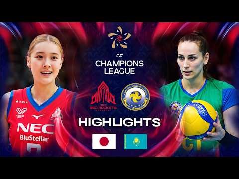 NEC Red Rockets 🇯🇵 vs. Zhetysu 🇰🇿 - AVC Champions League 2026 | Highlights - Semifinal