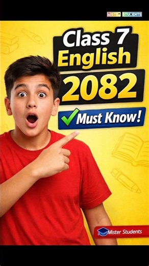 Class 7 English Model Set-3 | Important Questions 2082 | Practice Now! #modelpapers