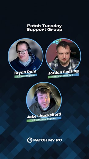Patch Tuesday boy band confessions. Not a combo we expected, but here we are 😂 Our first #PatchTuesday Support Group of 2026 is ready to view on YouTube. Catch all the January updates here ➡️ https://bit.ly/49V5JkR #ConfigMgr #MSIntune #Intune #MoreThanJustPatching #PatchMyPC | Patch My PC