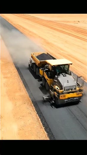 MEGA Road Construction: Heavy Machinery Paving the Future! 🛣️