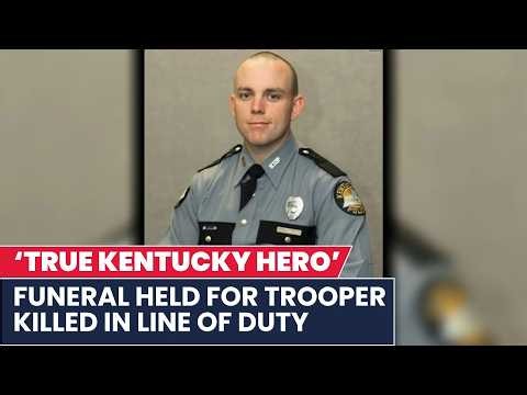 Community honors fallen KSP Trooper Hayden Phillips at Sunday funeral