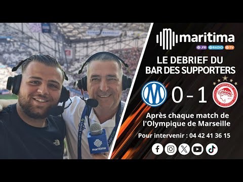 OM - Olympiakos (0-1) : suivez le debrief du BDS en direct du Vélodrome