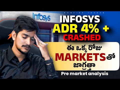 Infosys ADR -4%, Crude +4% : Market Outlook | Bitcoin, Gold & Silver | Key Stocks to Watch |