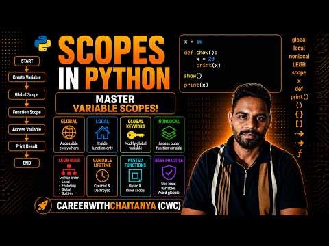 Variable Scope in Python | Local, Global & Nonlocal Variables Explained