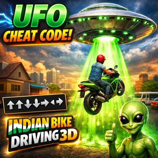 🥶Alien Ufo Cheat Code Indian Bike Driving 3d New Update #Shorts #IndianBikeDriving3D