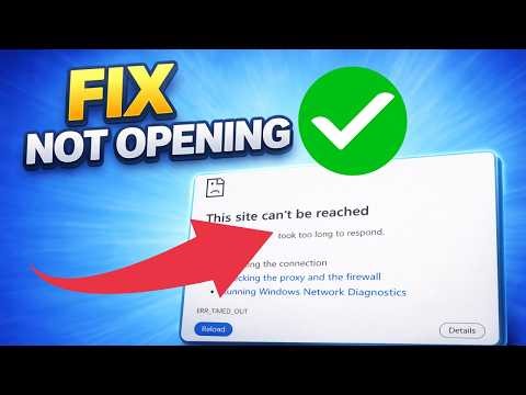 How To Fix Some Websites Not Opening in Any Browser (2026) | Easy Solutions