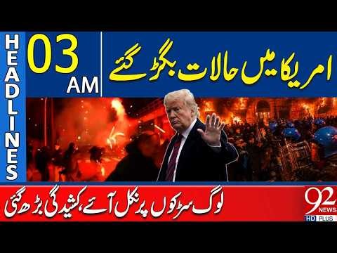 Chaos in the USA! | Streets Overflowing Amid Rising Tension | 3AM Headlines | 92NewHD
