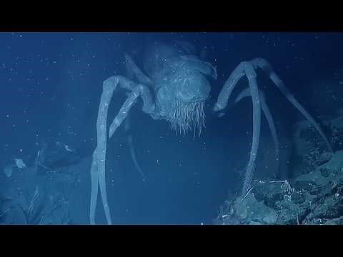 Scientists Discover Unknown Creature Crawling on Deep Ocean Floor Camera