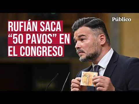 RUFIÁN pierde la paciencia con PP, VOX y JUNTS sobre la vivienda: "ESTA ES SU BANDERA"