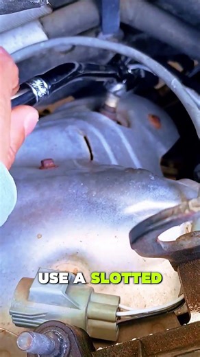 O2 Sensor Stuck with No Nut Try This Trick! #o2sensor #CarRepair#AutoTips