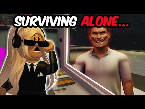 SURVIVING SHAWRMA KIOSK ALONE ON ROBLOX