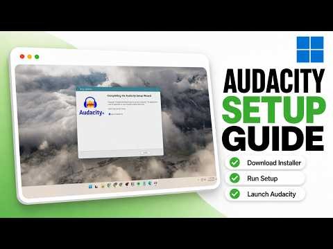 How to Download and Install Audacity on Windows 11 (2026 Audacity Studio)