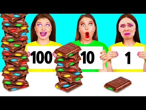 100 Layers of Food Challenge | Epic Food Battle by TeenTeam Challenge