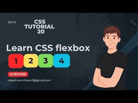 CSS Tutorial 20 (Learn CSS flexbox)