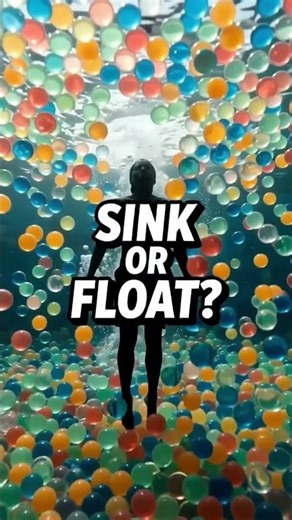 Sink or Float? 25 Million Orbeez Pool #experiment #orbeez (@MarkRober/YT)