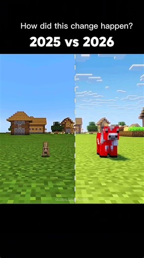 Minecraft Graphics: 2025 vs 2026! 😱✨