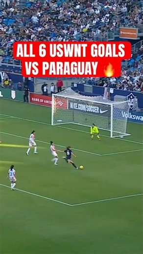 The USWNT was on FIRE in a friendly vs Paraguay including a goal from new captain Trinity Rodman 🔥