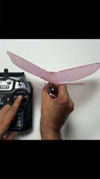 I Built Micro rc Ornithopter with tail ! #shorts