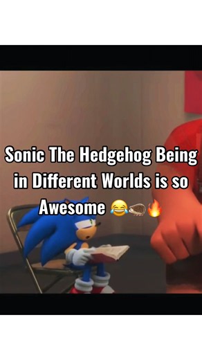 Sonic The Hedgehog Being in Different Worlds is so Awesome 😂🦔🔥 #sonic #shorts #memes