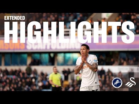 Millwall v Swansea City | Extended Highlights