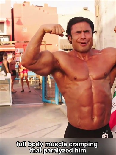 Pro bodybuilders flex their massive physiques onstage #movie #film