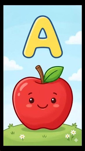 A for Apple 🍎 | Letter A Vocabulary for Kids | Learn Words with A | ABC Learning Video