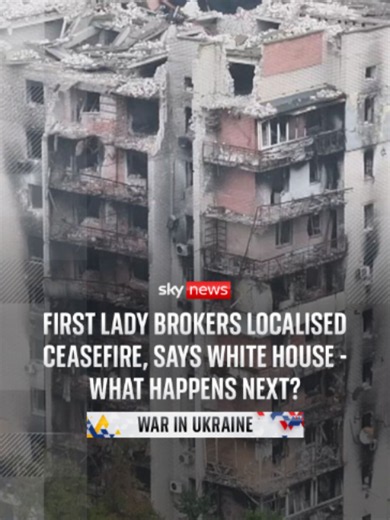 The White House has said Melania Trump has successfully secured a ceasefire