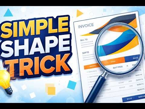 How to Draw Invoice Shapes in Just 3 Steps | CorelDRAW