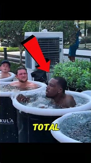 $100 Bet Goes Horribly Wrong in Ice Bath Challenge 💀❄️ #IceBathChallenge #IceBathFail
