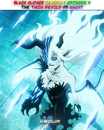 Nacht vs Twin Devils 💀🔥 | Black Clover Season 2 #shorts #anime #アニメ