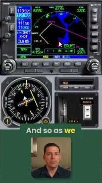 Master RNAV Approaches: Garmin 430/530 Course Intercept Technique #shorts