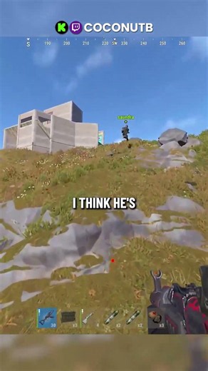 Stream Snipers in Rust aren't the Smartest 💀 #shorts #coconutb #rust