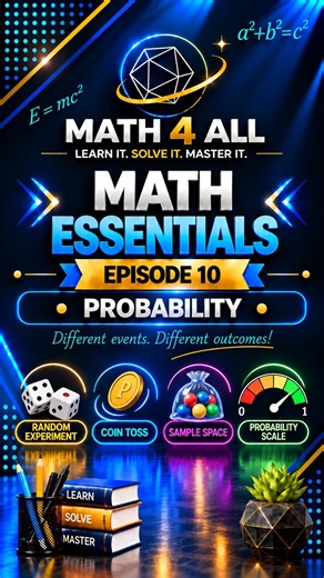 MATH ESSENTIALS | Ep 10 | What Is Probability? 🤔 | Probability Made EASY! | #Shorts