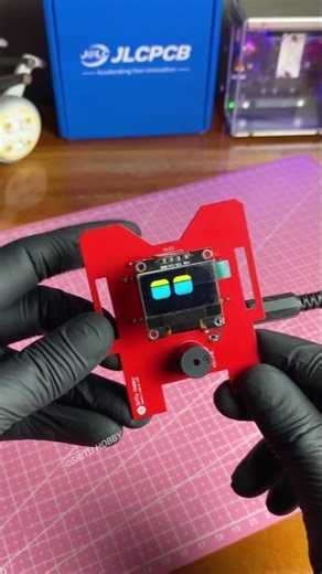 OLED Eye Animation with Arduino #arduino #jlcpcb