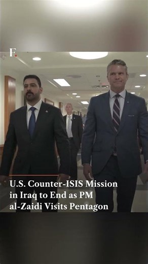 US Counter ISIS Mission in Iraq to End as PM al Zaidi Visits Pentagon | N18G