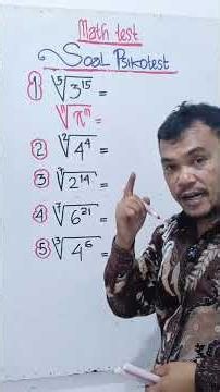 bentuk akar #fypshort #maths #bocahjuaraduniamatematika #tebaktebakanlogika #education