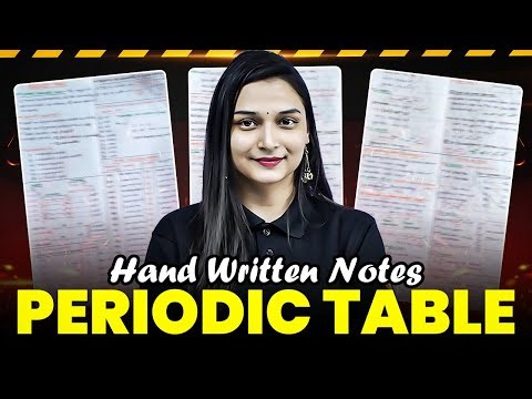 JEE Chemistry PERIODIC TABLE Full Revision | Short Revision for JEE Mains 2026 | Shilpi Mam