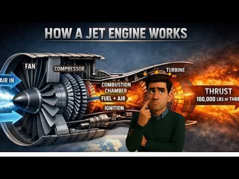 Inside a Jet Engine: What Really Happens?