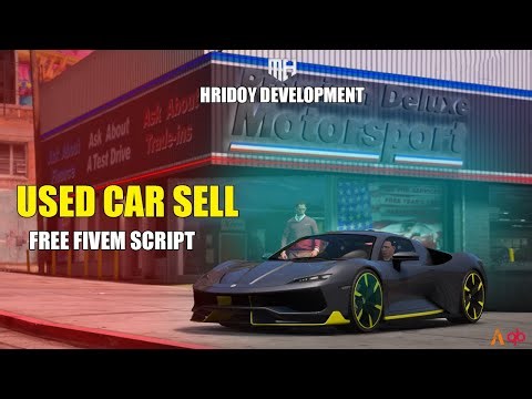 [QBCore] Used Car Sell | Free Fivem Script | Installation & Showcase
