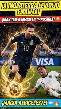 ¡A Inglaterra le dolió el alma marcar a Messi! 😂🇦🇷🔥 #messi #lisacas111 #fútbol