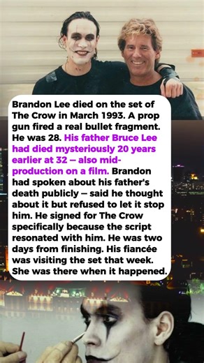 Bruce Lee's Son Died on the Same Set His Father Died Filming.