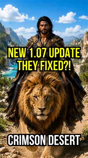 Crimson Desert 1.07 Update Fixed Everything? 😳 #crimsondesert #crimsondesertupdate #shorts