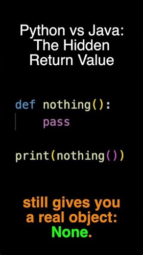 Python vs Java — The Hidden Return Value